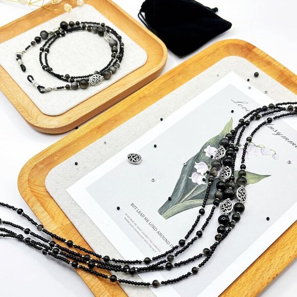 Beaded Glasses Chain,Eyeglass & Sunglass Strap For Women Stylish - Picture 6 of 7